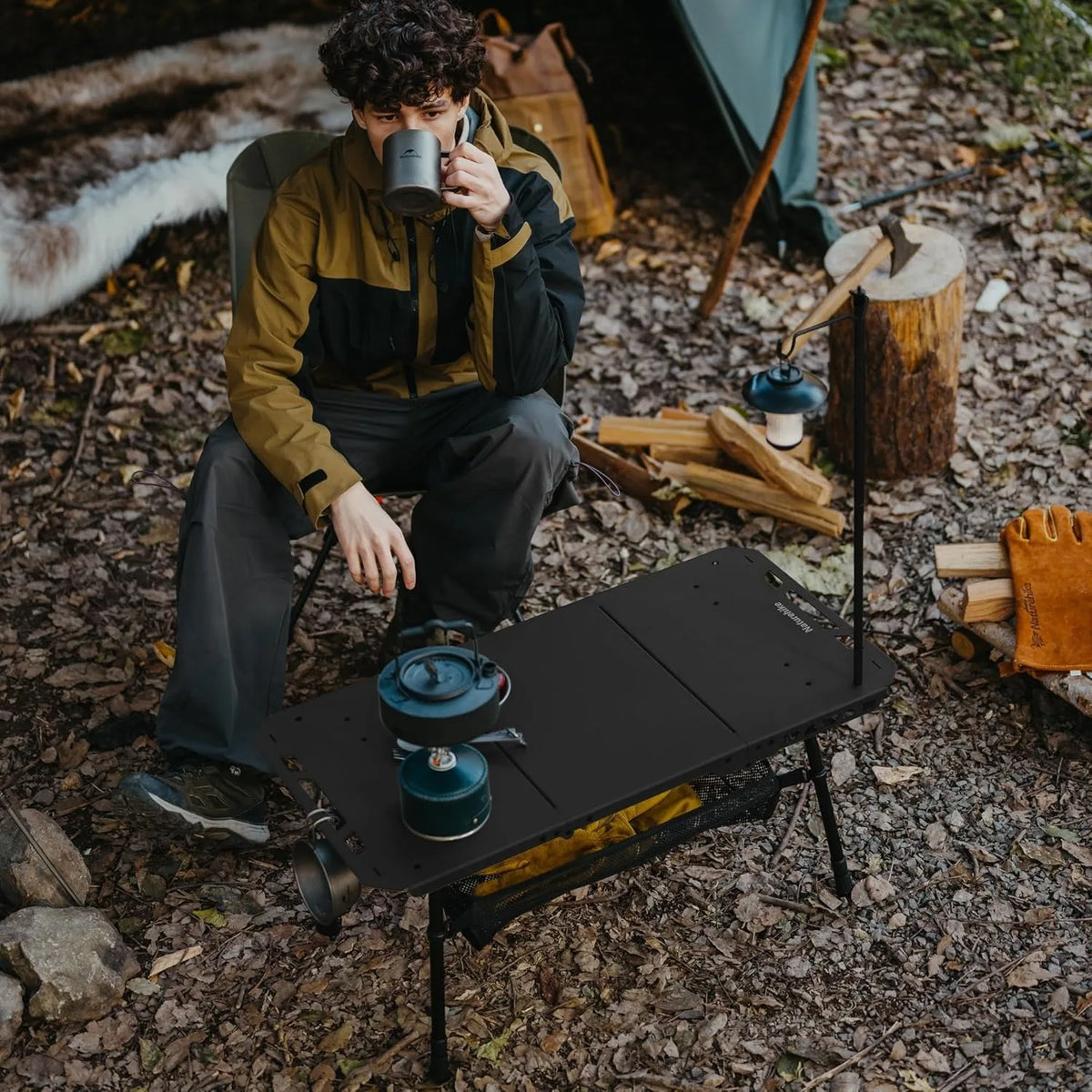 Naturehike H02 IGT Height Adjustable Aluminum Camping Table