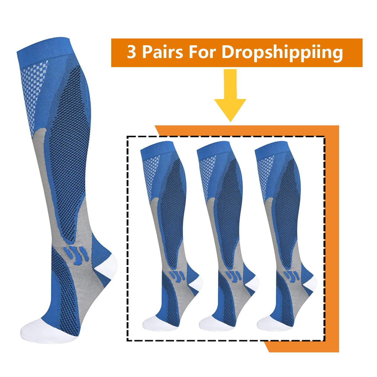Brothock Athletic Compression Socks Enhance Circulation And Relief