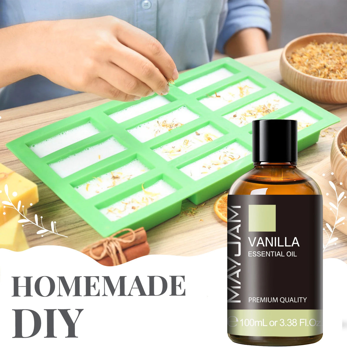 Mayjam Pure Essential Oil Blend Featuring Multiple Botanical Scents