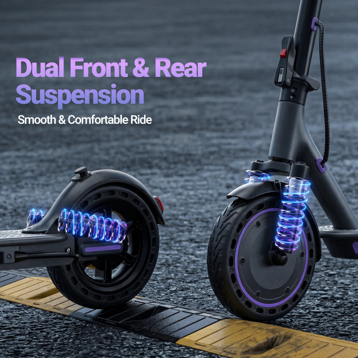 AOVOPRO 500W Adult Folding Scooter 22MPH Max Speed App Control