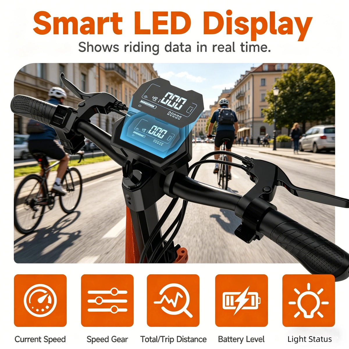 BIkydom 1000W Motor Foldable Electric Scooter For Adults