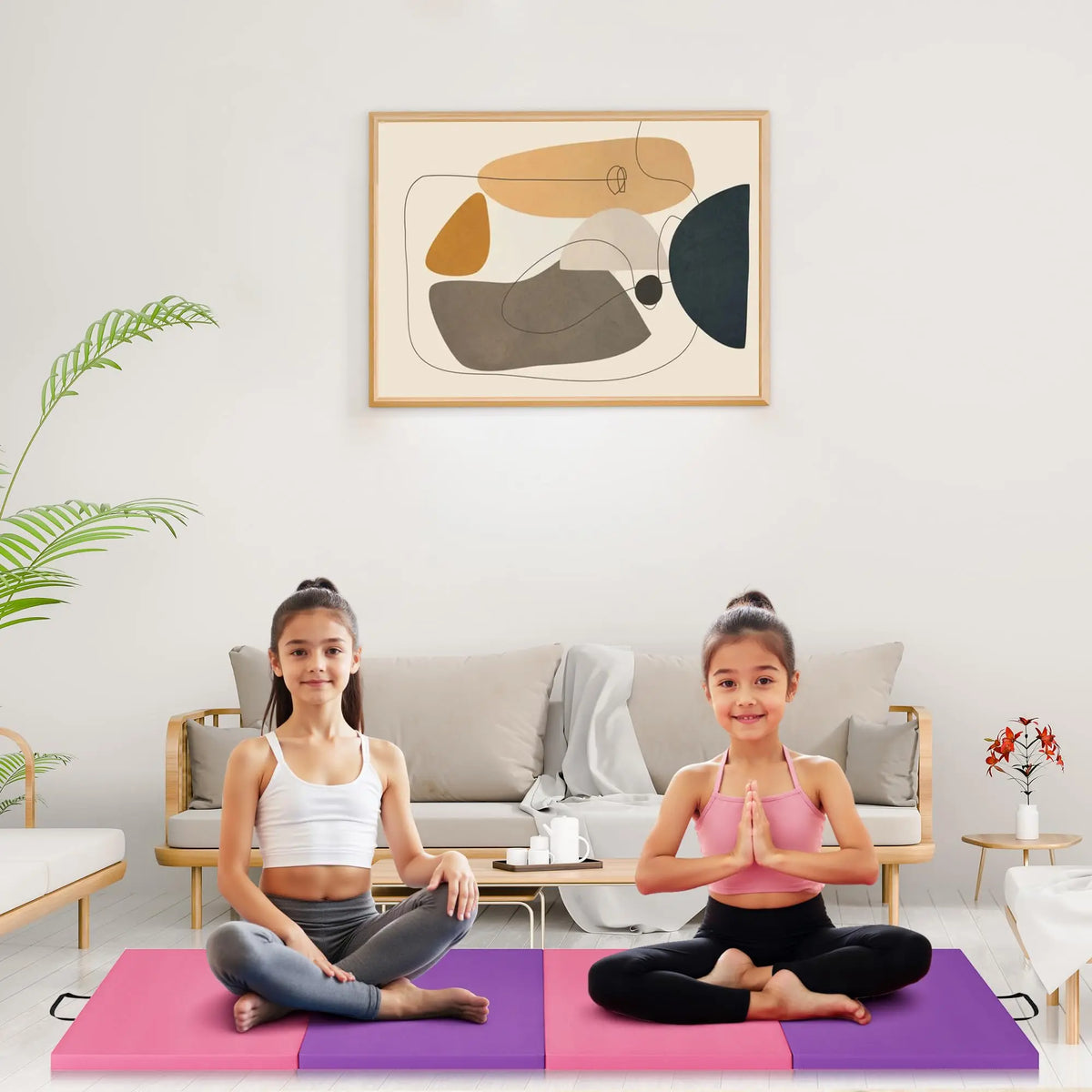Himiss Foldable Gymnastics Mat For Home Exercise Training