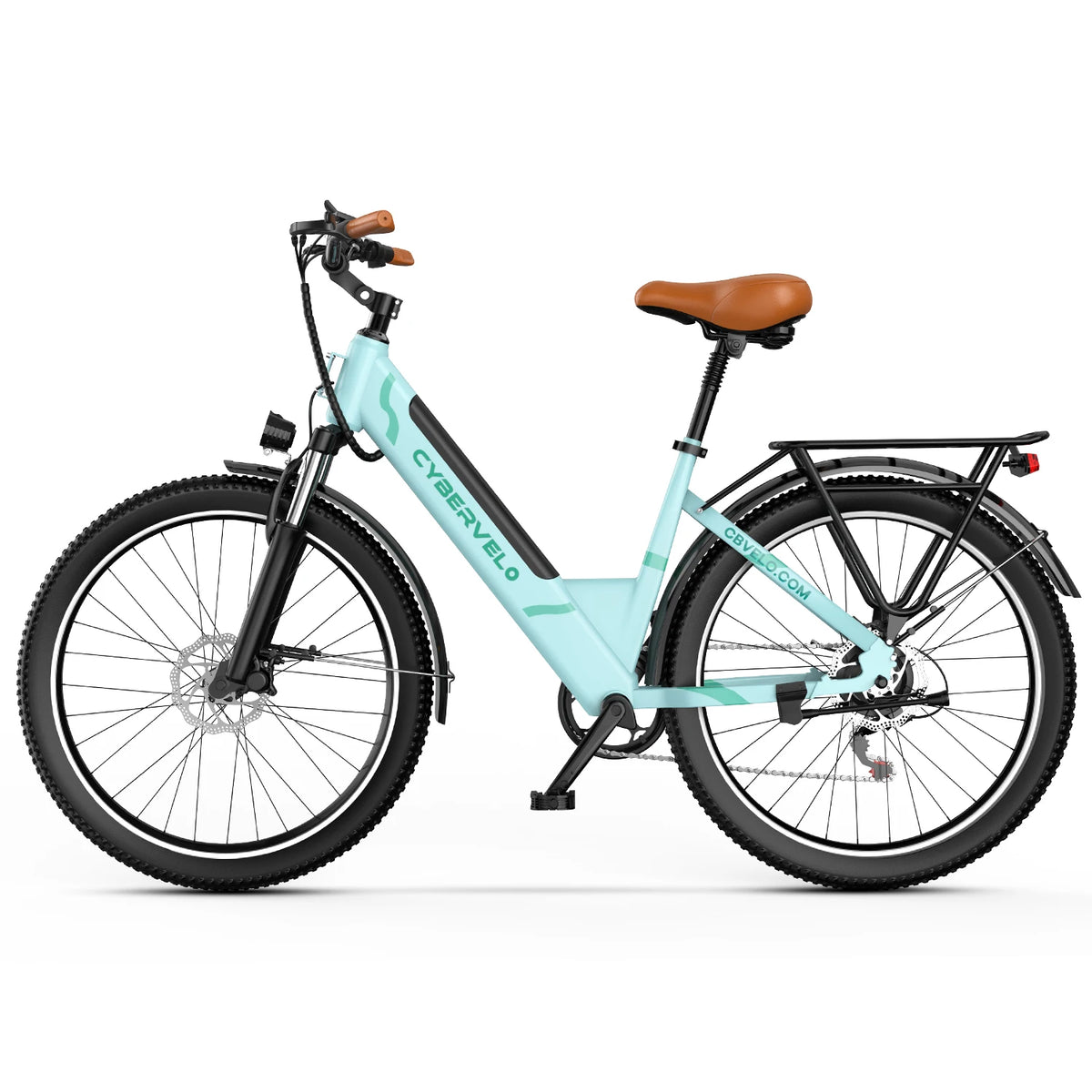 Cybervelo Urban Commute Electric Bicycle With Detachable Battery