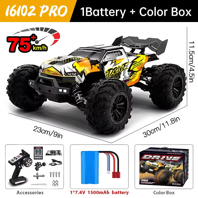 WLtoys 4WD RC Car 2.4G Remote Control Monster Truck