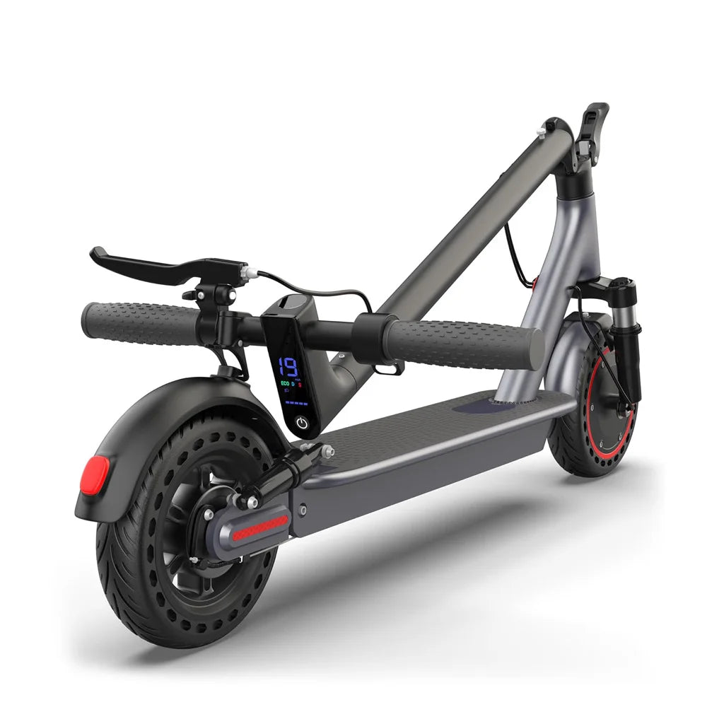 AOVOPRO 500W Foldable Electric Scooter Featuring App Controlled Dual Braking