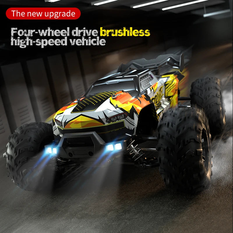 WLtoys Q117 Brushless 4WD RC Dirt Bike LED Headlights