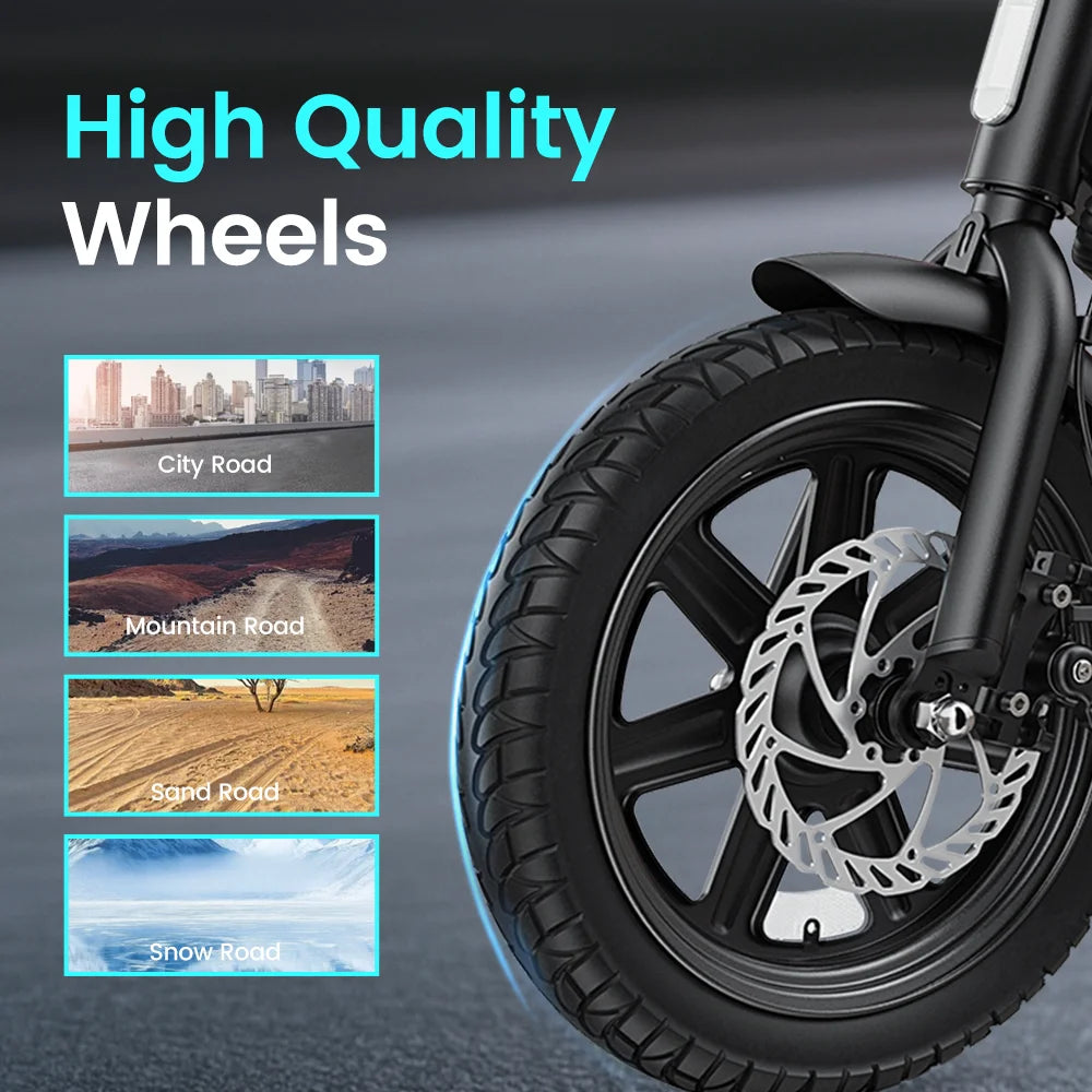 Dyu D3F Compact Folding Electric Bike For Urban Commuting
