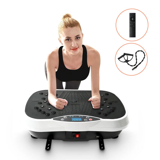 Portable Vibration Plate Exercise Machine For Home Fitness Workouts