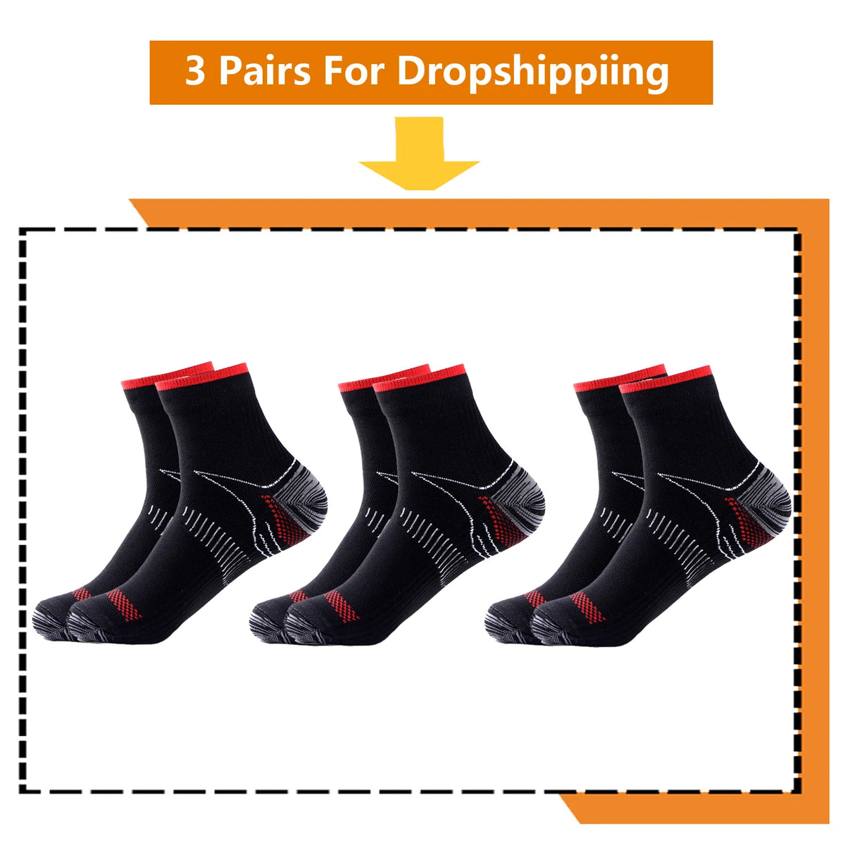 Brothock Athletic Compression Socks Enhance Circulation And Relief