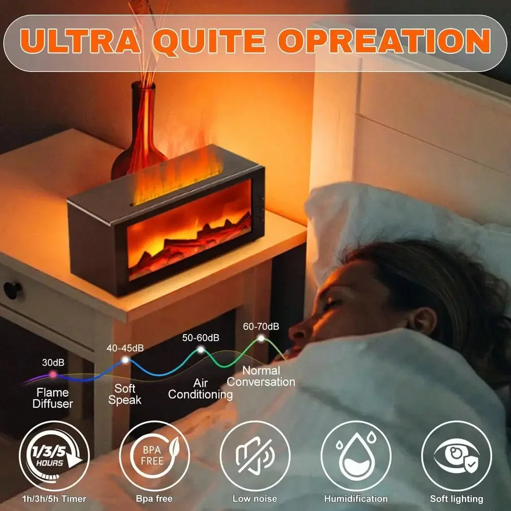 Electric Fireplace Essential Oil Diffuser For Living Room