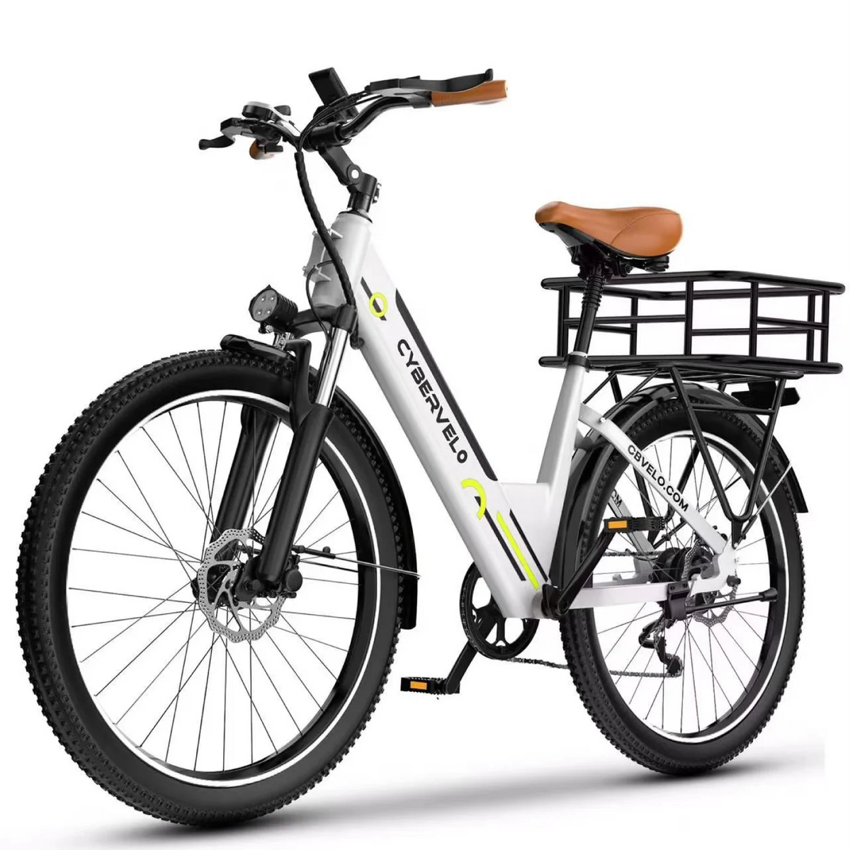 Cybervelo Urban Commute Electric Bicycle With Detachable Battery