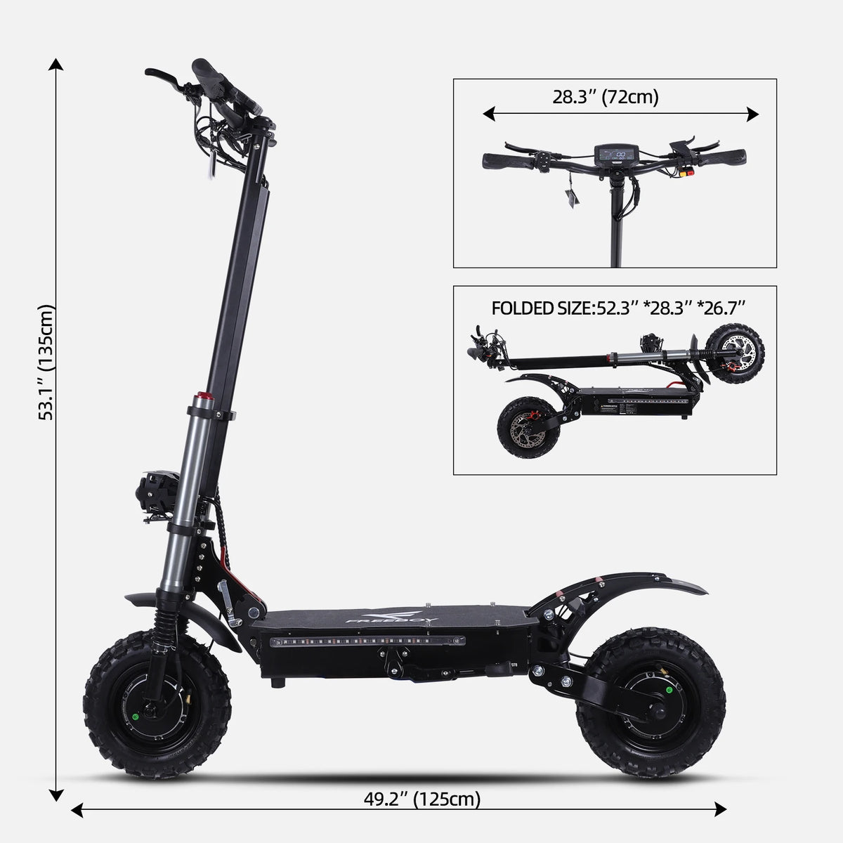 Freeboy J30max High Performance Dual Motor Electric Scooter For Adults