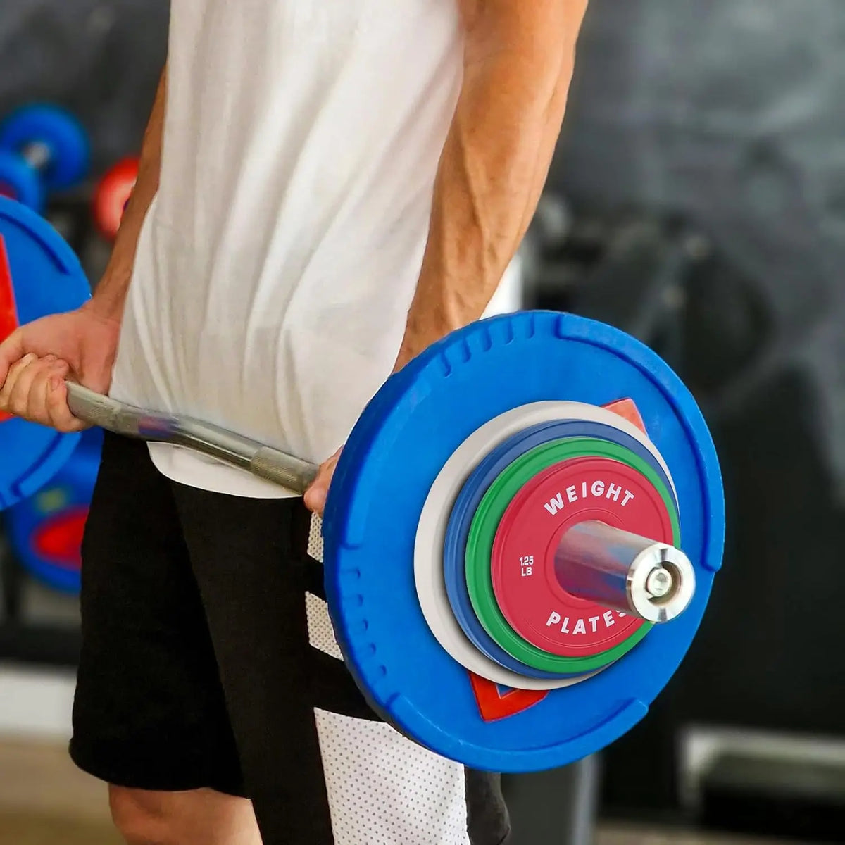 Twister Rubber Coated Bumper Weight Plates For Strength Training