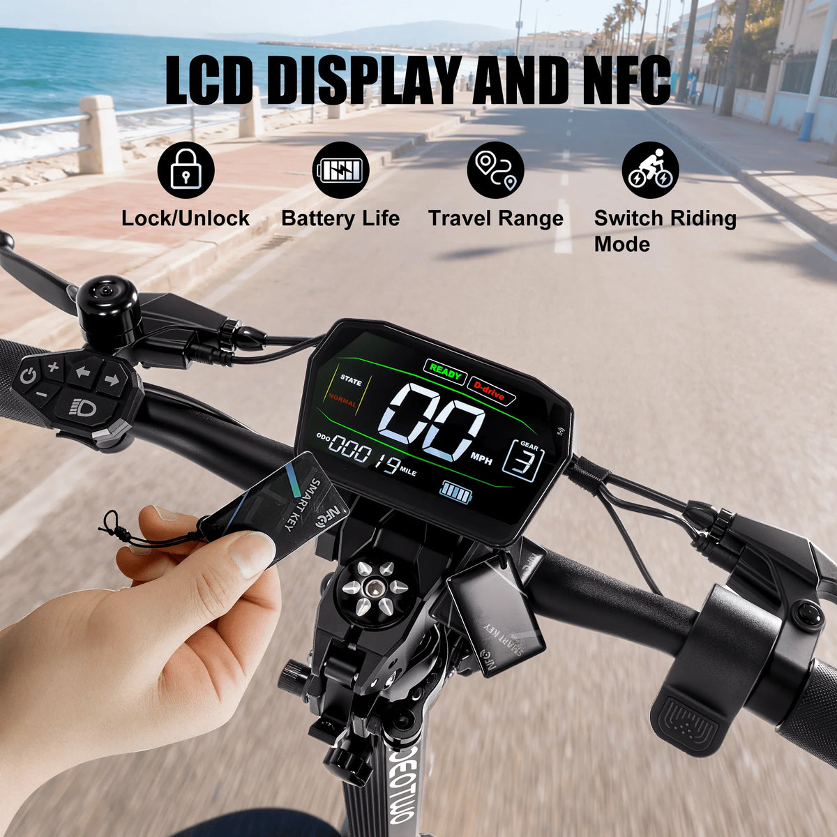 EOEOTWO Dual 4000W Electric Scooter 45MPH Offroad Foldable Adult