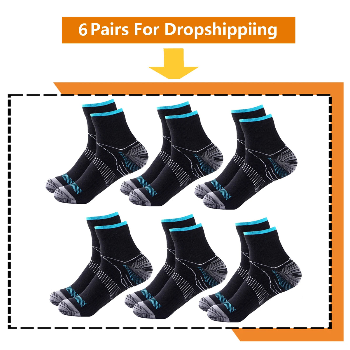 Brothock Athletic Compression Socks Enhance Circulation And Relief