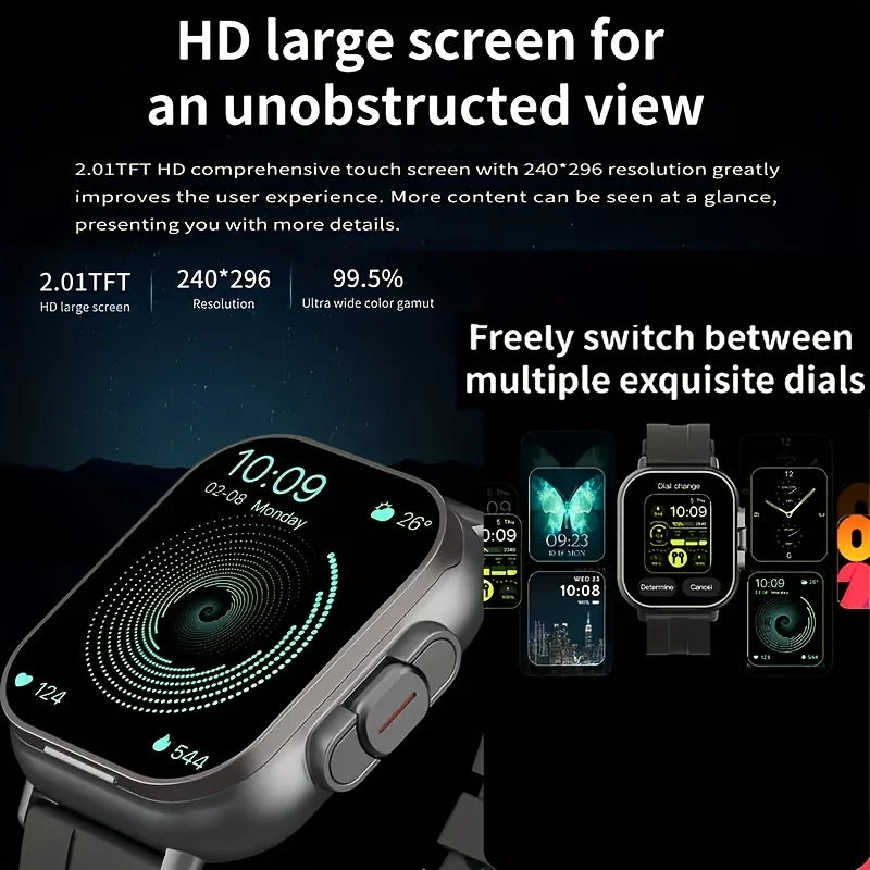 ERUN Smartwatch Features Fitness Tracking And Bluetooth Calling