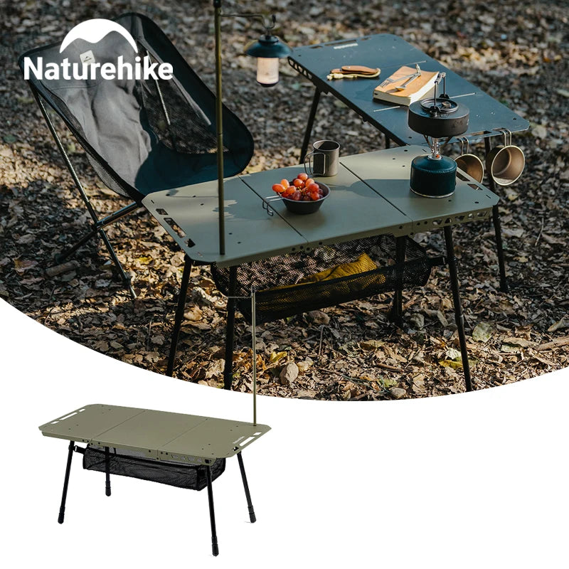 Naturehike H02 IGT Height Adjustable Aluminum Camping Table