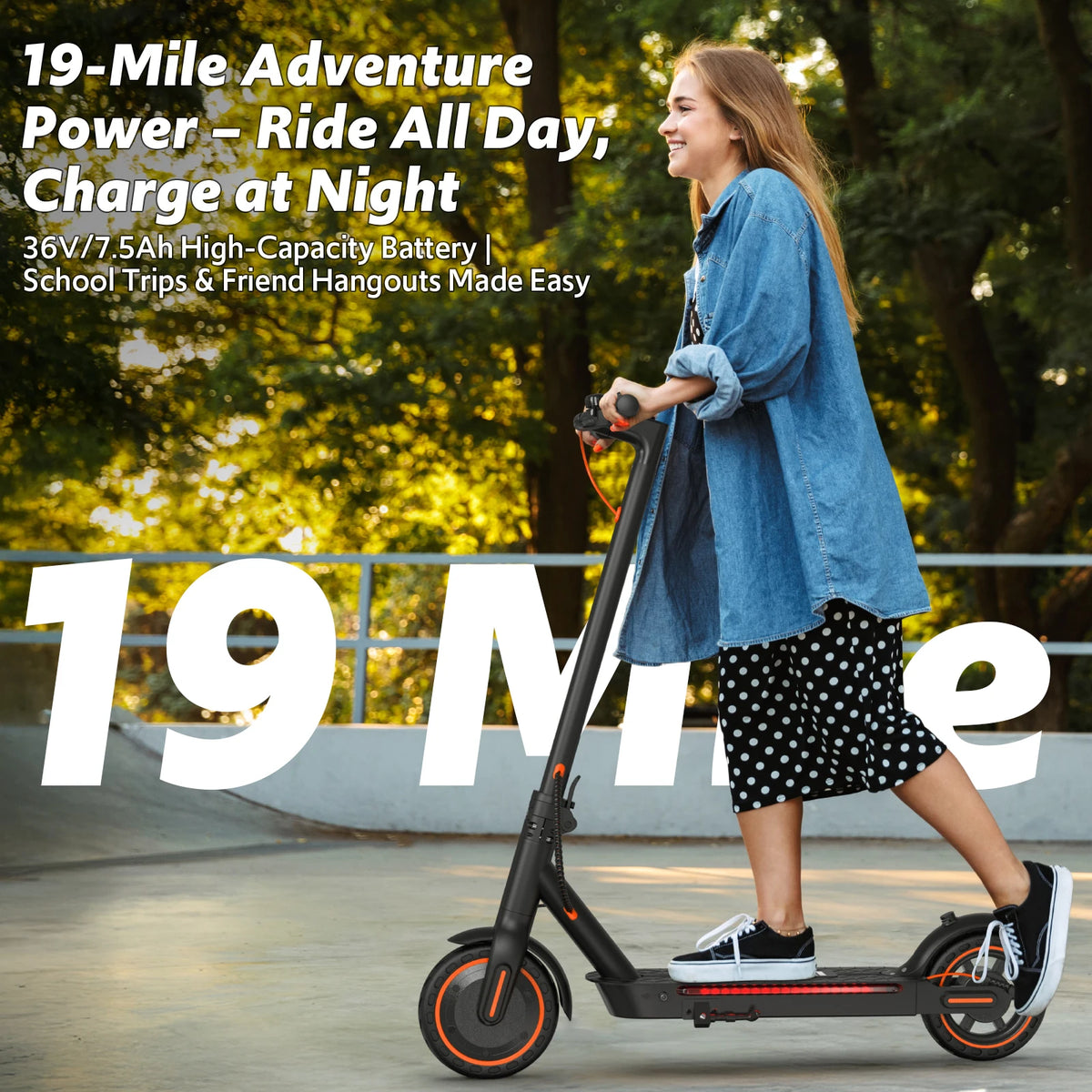 Osboo Foldable Electric Scooter For Adults With App Control