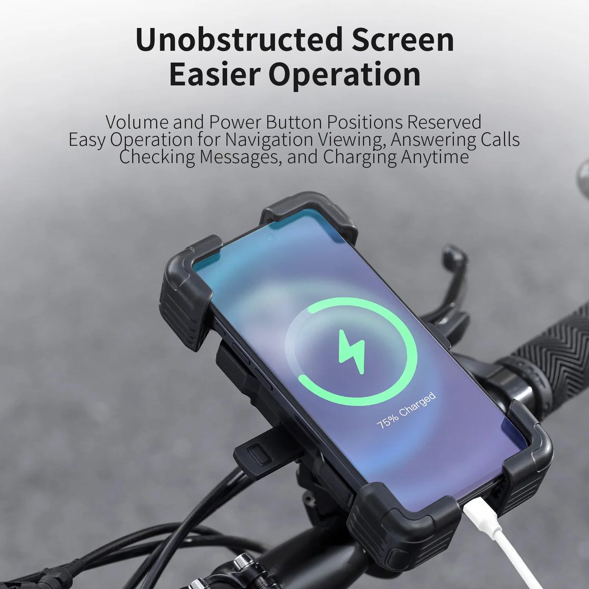 TOSUOD Automatic Locking Bicycle Handlebar Phone Mount