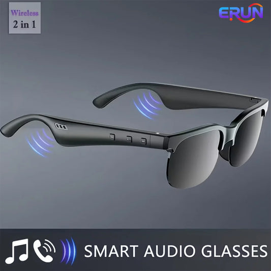 Bluetooth Smart Glasses With Integrated Audio And Touch Controls