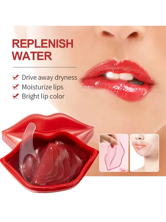 YOCITY Cherry Collagen Lip Mask Patches For Deep Hydration Repair