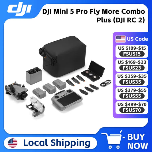 DJI Mini 5 Pro Fly More Combo Plus Drone Photography