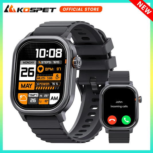 Kospet Pulse Smart Watch With AMOLED Display Bluetooth Calling
