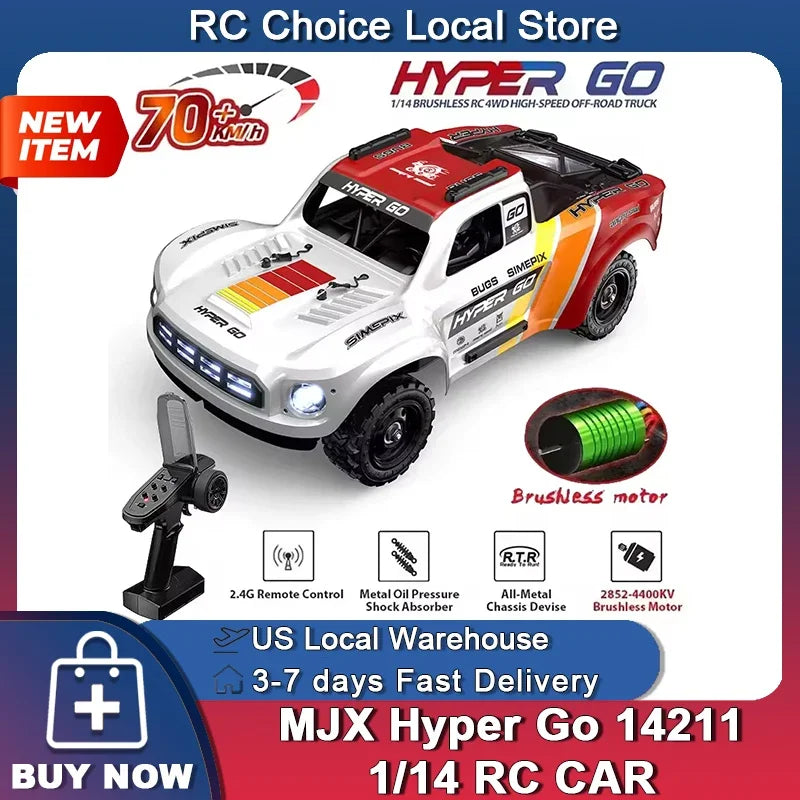 MJX High Speed Brushless 4WD RC Offroad Racing Car Kit