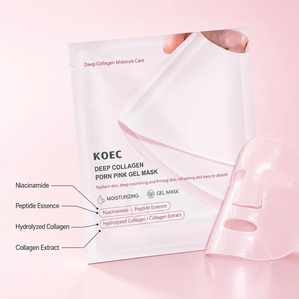 Moisturizing Collagen Gel Face Mask For Anti Aging And Hydration