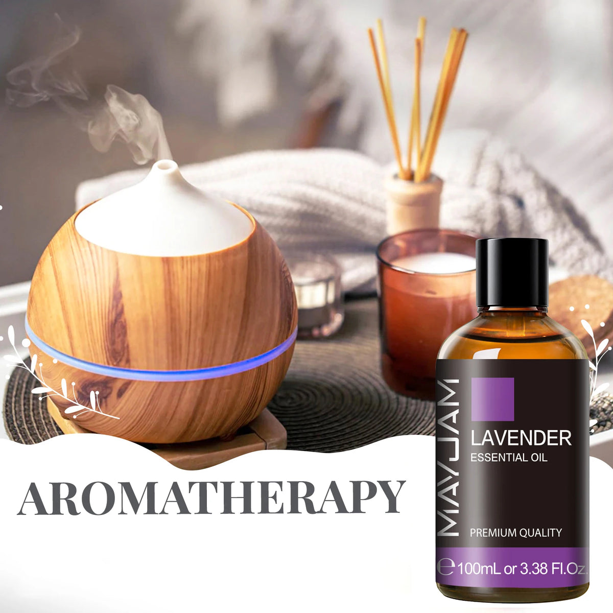 Mayjam Pure Essential Oil Blend Featuring Multiple Botanical Scents