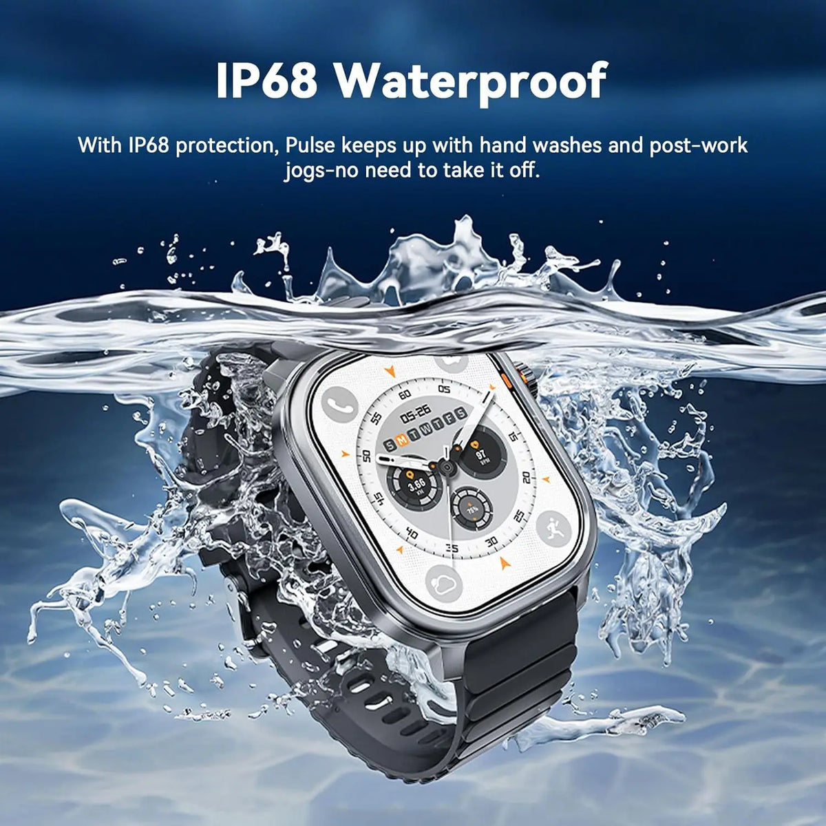 Kospet Pulse Smart Watch With AMOLED Display Bluetooth Calling