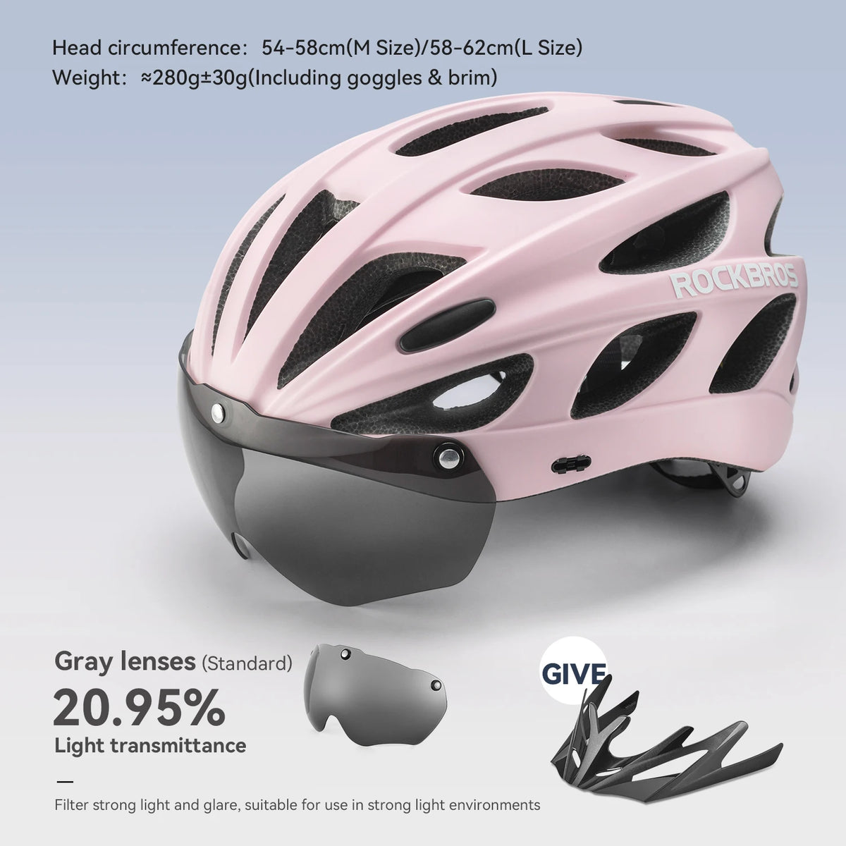 Rockbros Lightweight Cycling Helmet For MTB And Road Bikes