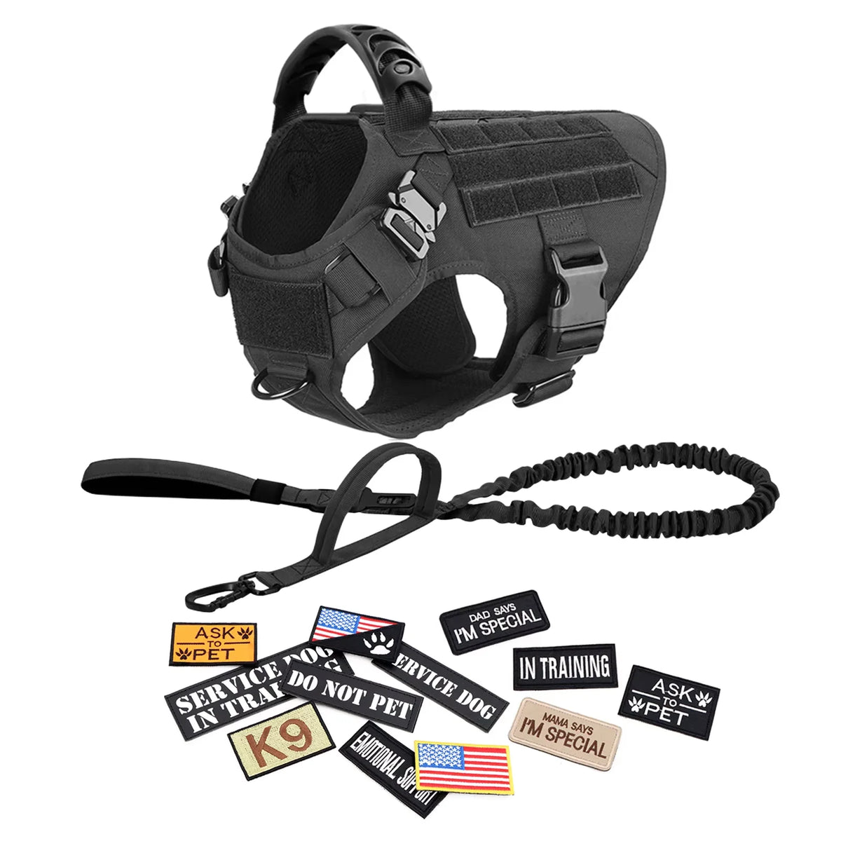 Petravel Tactical Vest Harness With Quick Release Buckle
