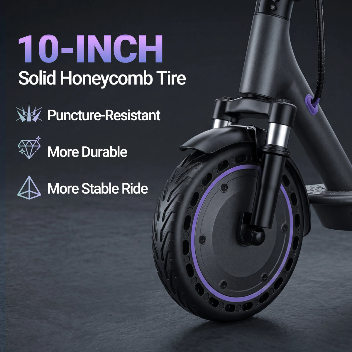 AOVOPRO 500W Adult Folding Scooter 22MPH Max Speed App Control