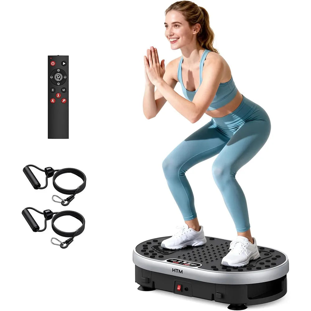 HTM Vibration Plate Exercise Machine For Home Workout Fitness
