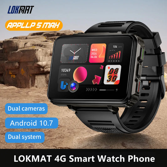 LOKMAT Android Smartwatch With 4G Calling And Dual Camera