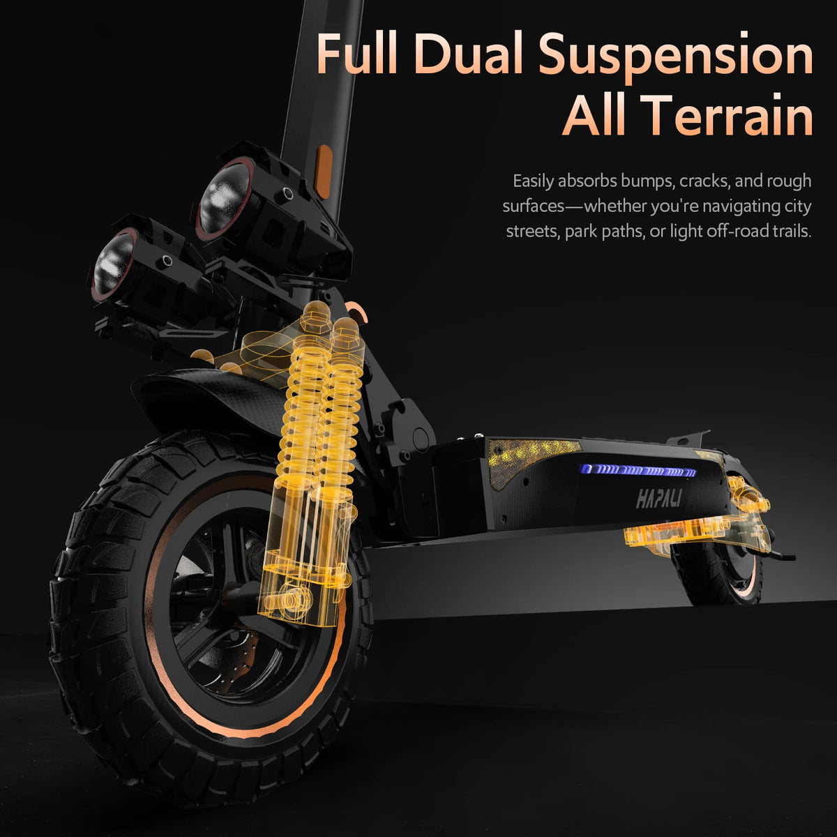 Osboo Off Road Electric Scooter With 1200W Motor And Brakes
