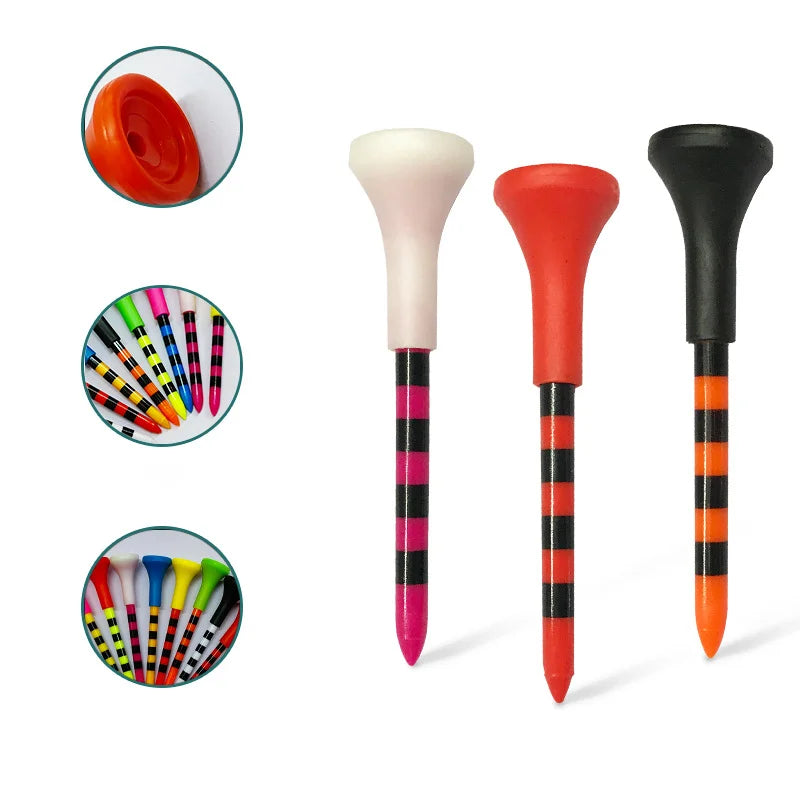 Unbreakable Anti Sidespin Professional Golf Tee Holders For All Courses